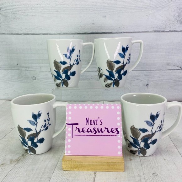 Corelle Dining Corelle Coordinates Kyoto Nights Blue Gray Leaves